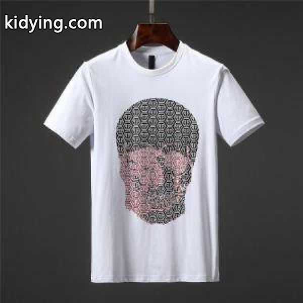 強くおすすめしたい フィリッププレイン PHILIPP PLEIN Tシャツ/ティーシャツ 2色可選 2019ssファション流行を_フィリッププレイン PHILIPP PLEIN_ブランド コピー 激安(日本最大級)-1