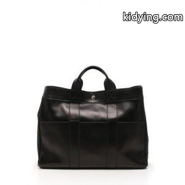 エルメス HERMES トートバッグ フールトゥMM オールレザー 黒 エヴァーカーフ □E刻印 レディース【中古】【ベクトル 古着】 :114-201808081515:ブランド古着販売のベクトル - 通販ショッピング-0