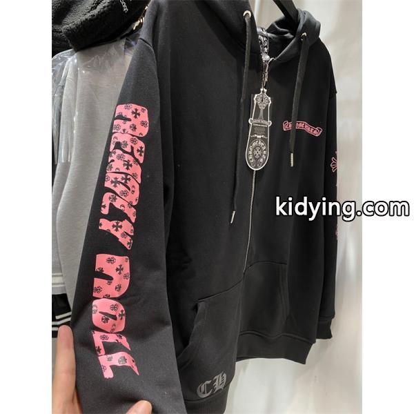 大胆グラフィック パーカー 厚手仕様 ストリート映え クロムハーツ Chrome Hearts コピー-7