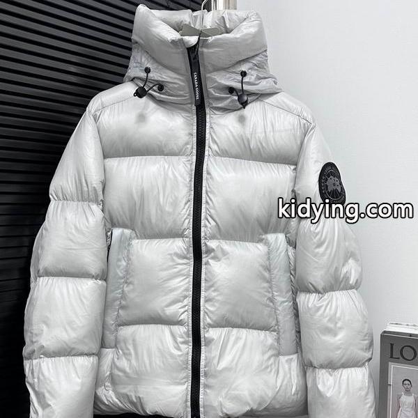 グレー 2025秋冬 シンプルファー ダウンジャケット スーパーコピー カナダグース Canada Goose-0