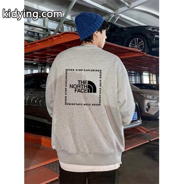THE NORTH FACE ザノースフェイス コピー ナイトブラック 人気注目 背面ビッグロゴ カジュアル パーカー-4