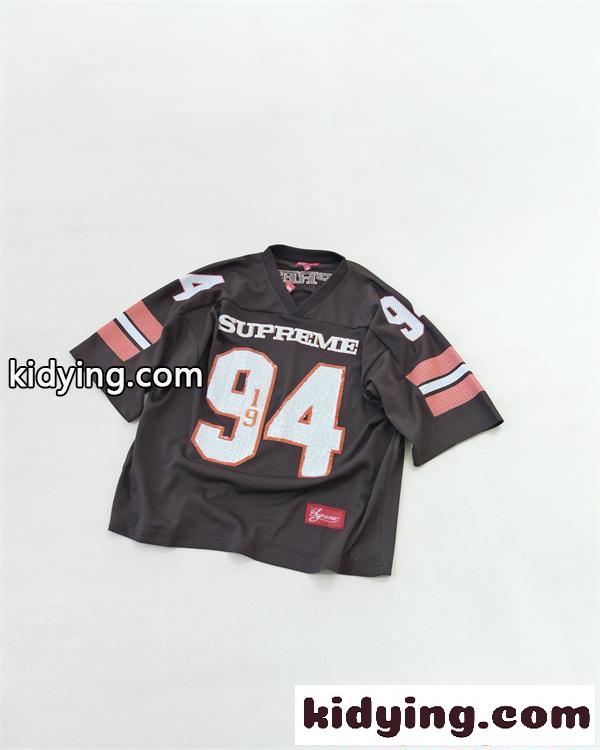 Supreme FW25 Sequin Football Jersey シュプリーム 半袖Tシャツコピー  2026春夏のトレンド新商品 激安通販 専門店-3