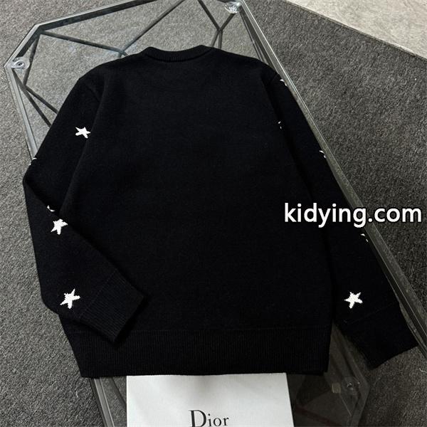 Dior ディオール 激安 ニット セーター スター柄 ロゴ入り 2025年秋冬 新作 高品質-2