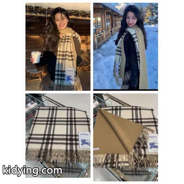 定番チェック柄 ストール 肌触り良好 冬コーデ BURBERRY バーバリー コピー-1