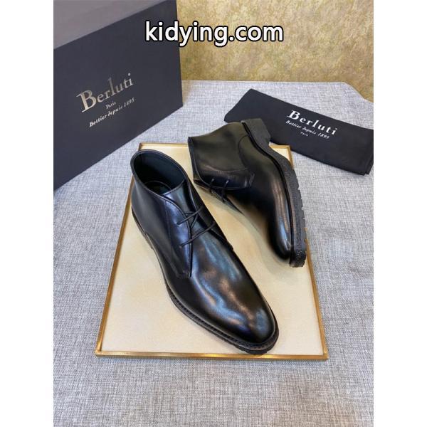 Berluti ベルルッティ コピー 洗練 ミニマル プレーントゥ  2026新作 ブーツ-2