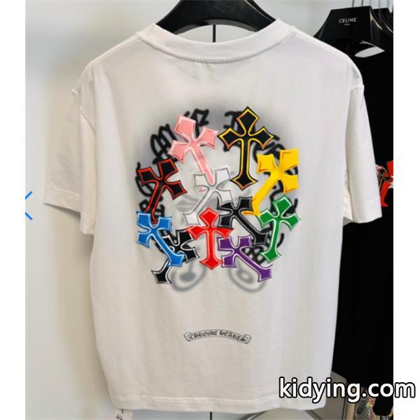 流行色春夏 CHROME HEARTS 半袖Tシャツ クロムハーツ新作エレガントに着こなす_クロムハーツ CHROME HEARTS_ブランド コピー 激安(日本最大級)-0