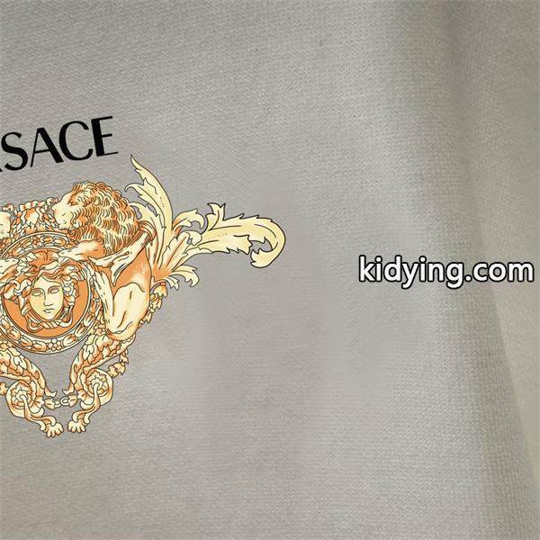 2025秋冬対応 プレミアム ブラック × ホワイト ゴールド双メデューサ 長袖Tシャツ ヴェルサーチ VERSACE コピー-7