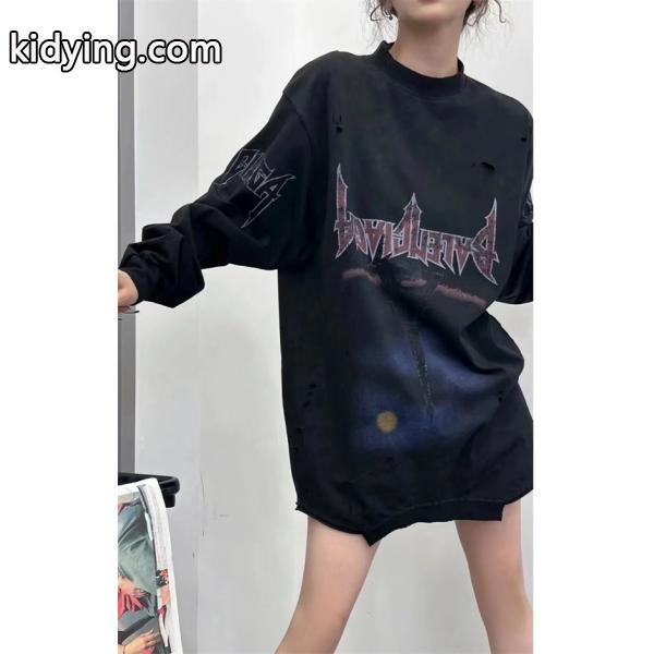 BALENCIAGA バレンシアガ コピー 入手困難 2026新作 プリント モード系 トレーナー-7