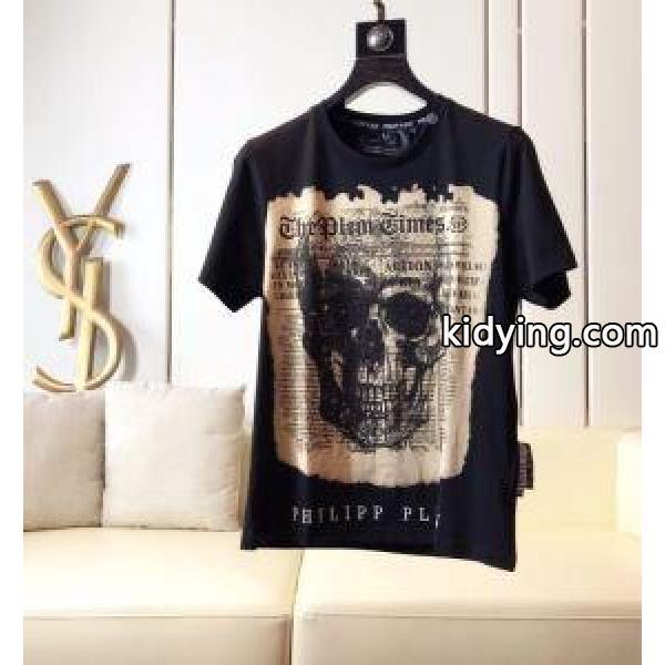 今年マスト Tシャツ/半袖 2色可選フィリッププレイン 2019SS PHILIPP PLEIN海外セレブは大人気_フィリッププレイン PHILIPP PLEIN_ブランド コピー 激安(日本最大級)-3