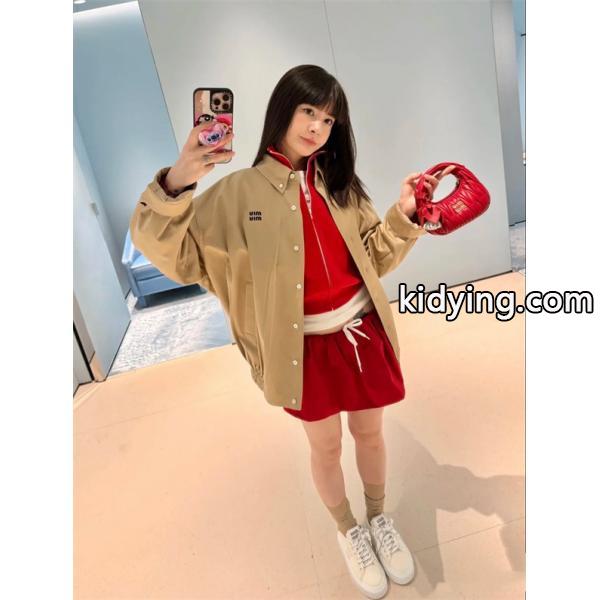 新作 きれいめ シャツジャケット 着回し抜群 MIUMIU ミュウミュウ スーパーコピー-2