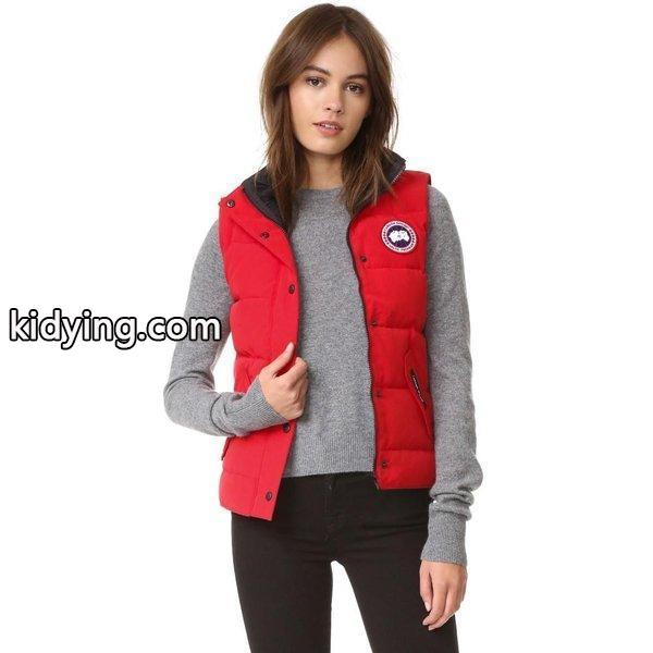 カナダグース レディース ベスト・ジレ トップス Freestyle Vest Red :lb-canad30113-02d:フェルマート fermart 1号店 - 通販ショッピング-0