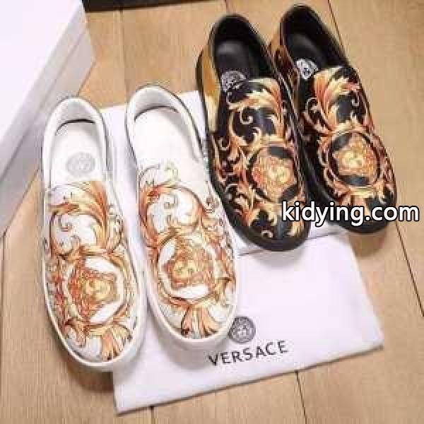 2017 ヴェルサーチ VERSACE 4色可選 スタイルアップ効果 フラットシューズ 強力撥水加工_ヴェルサーチ VERSACE_ブランド コピー 激安(日本最大級)-0