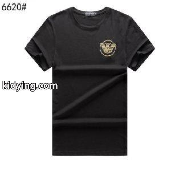アルマーニ Ｔシャツ コピー ARMANI 超激得 トップスシンプル Ｔシャツ 無地着回し ワークスタイル ４色可選-0