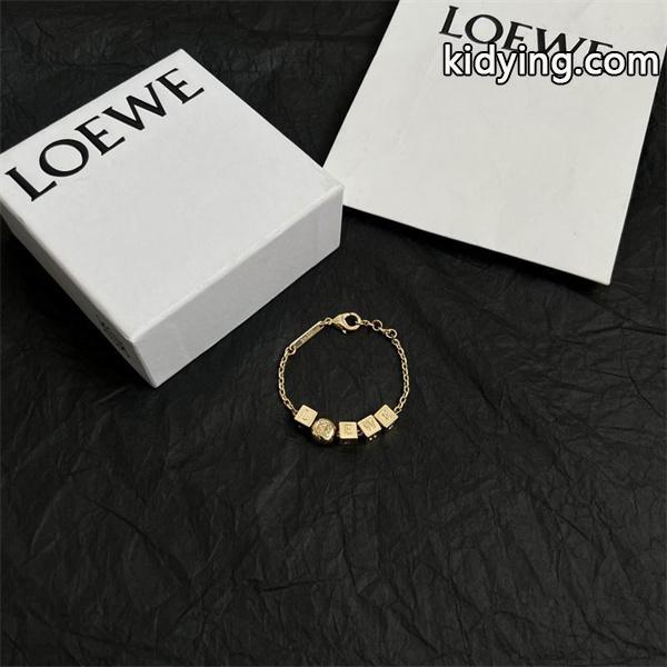 ロエベ LOEWE スーパーコピー ネックレス＆ブレスレット セット ゴールドロゴデザイン 高品質-2
