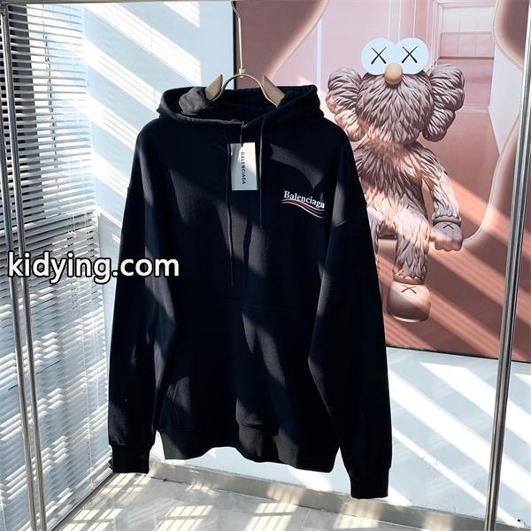 バレンシアガ スーパーコピー パーカー 洗練 クラシック バックロゴ エレガント BALENCIAGA-0