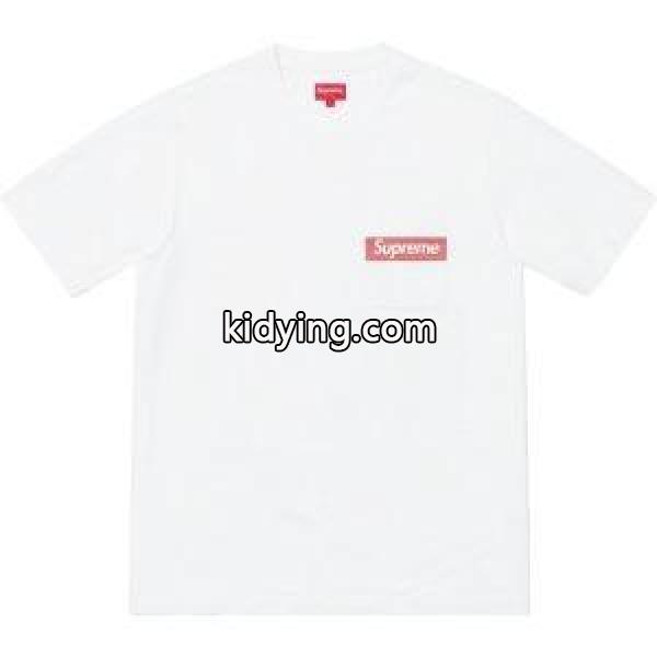 Supreme 19SS Mesh Stripe Pocket Tee Box logo 爆発的な人気 Tシャツ/半袖 2色可選着やすい色味_シュプリーム SUPREME_ブランド コピー 激安(日本最大級)-2