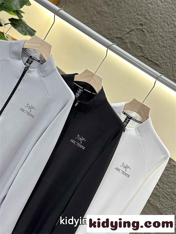 ハーフジップ ARCTERYX 長袖トップス ロゴ刺繍 吸汗速乾 軽量ストレッチ アウトドア アークテリクス コピー-1