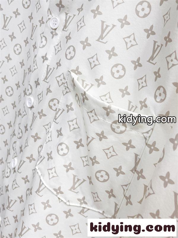注目人気 LOUIS VUITTON ルイヴィトン コピー 長袖シャツ 胸ポケット仕様 ソフト素材 デイリー-2