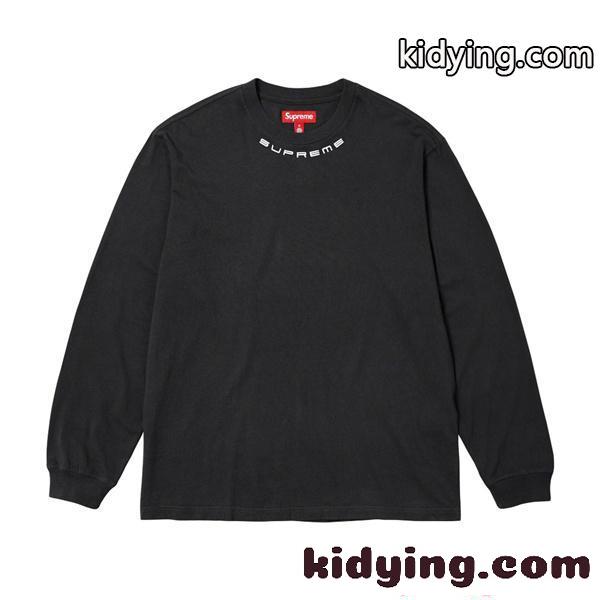 長袖Tシャツ 秋 春 無地 SUPREME シュプリーム コピー シンプル カジュアル 重ね着 人気 定番-0