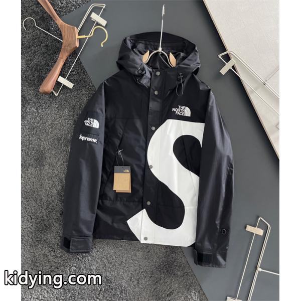 シュプリーム×TNF Arc ビッグロゴ ブラックParkaコラボ ジャケット サイズ感コピー-0