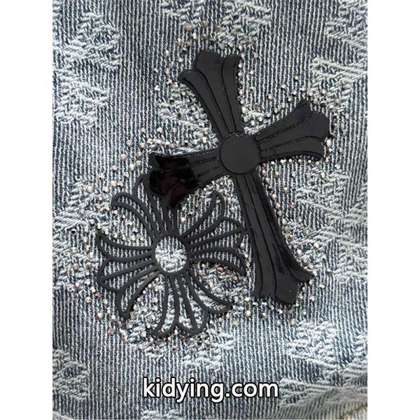期間限定 デニムジャケット グレー プレミアム 定番 CHROME HEARTS クロムハーツ コピー-4