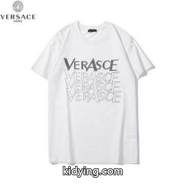 ヴェルサーチ tシャツ コピーVERSACE限定セール人気セール夏服カジュアルシーンTシャツビジネス通勤男性用-0