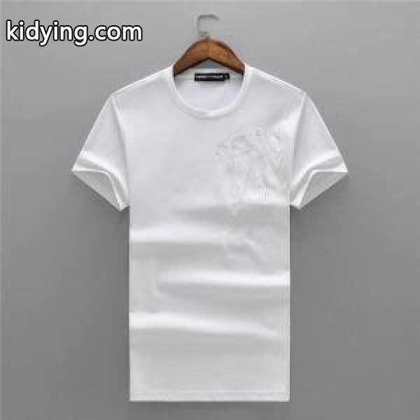 アルマーニ 服 コピーARMANI 驚きの破格値 人気コーデスタイルを演出 ファッション感 半袖ｔシャツ 夏物 涼しい メンズ ブラック、ホワイト-1