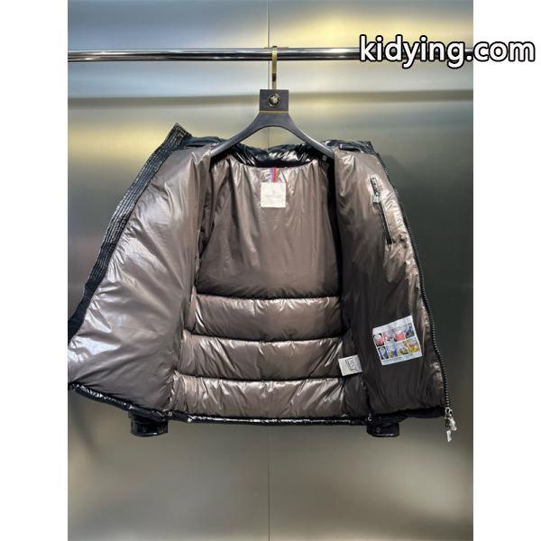 ブラックダウン レザーロゴパッチ 秋冬高級感 モンクレール スーパーコピージャケット 大人気 MONCLER-3