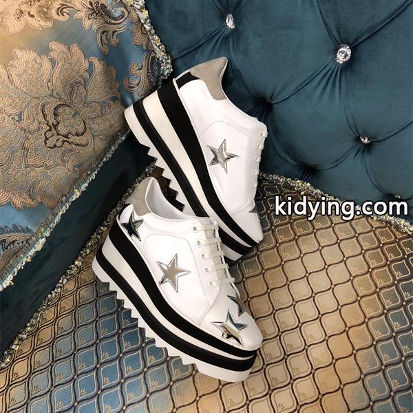 STELLA McCARTNEY ステラマッカートニー コピー シルバースターデザイン 厚底スニーカー ストリート感満載-8