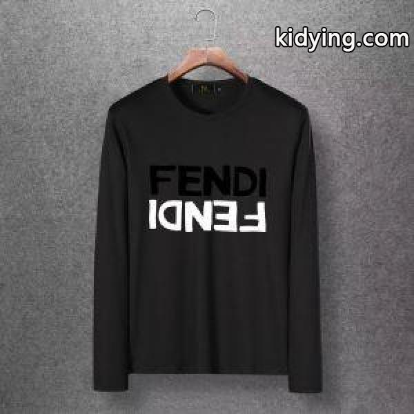 今年の秋冬のトレンドも意識 2019秋冬におすすめ着こなし フェンディ FENDI 長袖Tシャツ 4色可選_フェンディ FENDI_ブランド コピー 激安(日本最大級)-2