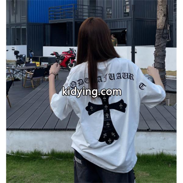 クロムハーツ Tシャツ CHROME HEARTS アメリカ買い付け ロサンゼルス スカル ウイング クロムハーツ SS TEE 半袖Tシャツ 通販ショッピング-0