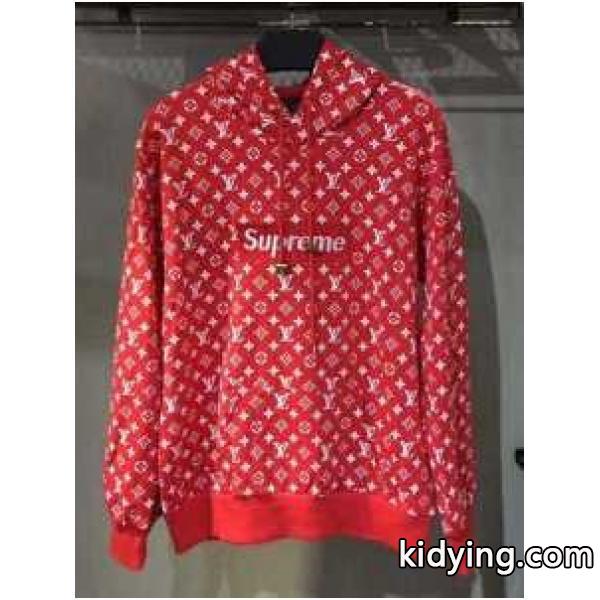 大人気新品SUPREME x LVシュプリーム スーパーコピー パーカー Box logoラック春秋男性服-0