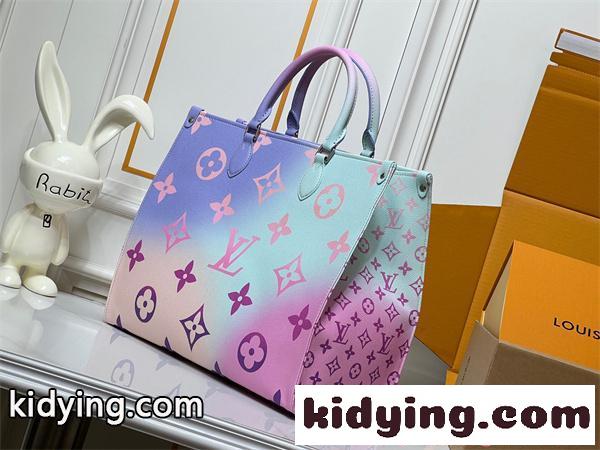 激安 トートバッグ レディース 大容量 グラデーション カラフル モノグラム 通勤バッグ ルイヴィトン コピー Louis Vuitton-3