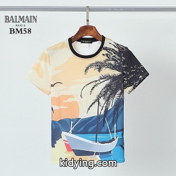 着こなすBALMAIN バルマン芸能人 tシャツ トレンド新作人気ランキング春夏コーデ-0
