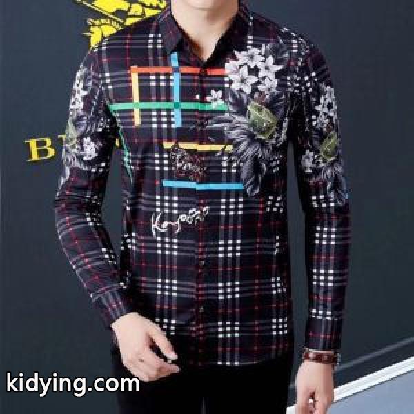 今旬のシルエットバランス 長袖 /ロンT/ロングT/ロングTシャツ 2019年最新ファッション バーバリー BURBERRY_シャツ_メンズファッション_スーパーコピーブランド激安通販 専門店-0