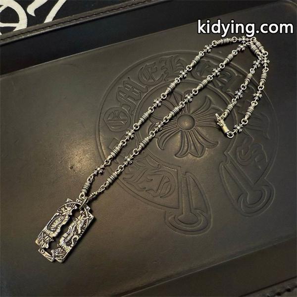 CHROME HEARTS クロムハーツ コピー 新登場 ゴシック調クロスネックレス 重厚 話題沸騰-2