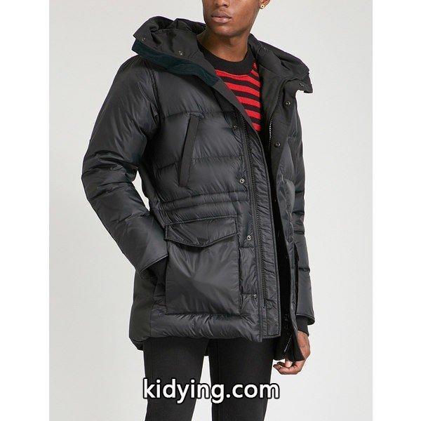カナダグース パーカー・スウェットシャツ メンズ アウター silverthorne hooded quilted shell-down parka jacket BLACK_-_NOIR :37-1mfok05iaw-g38s:asty-shop2 - 通販ショッピング-0