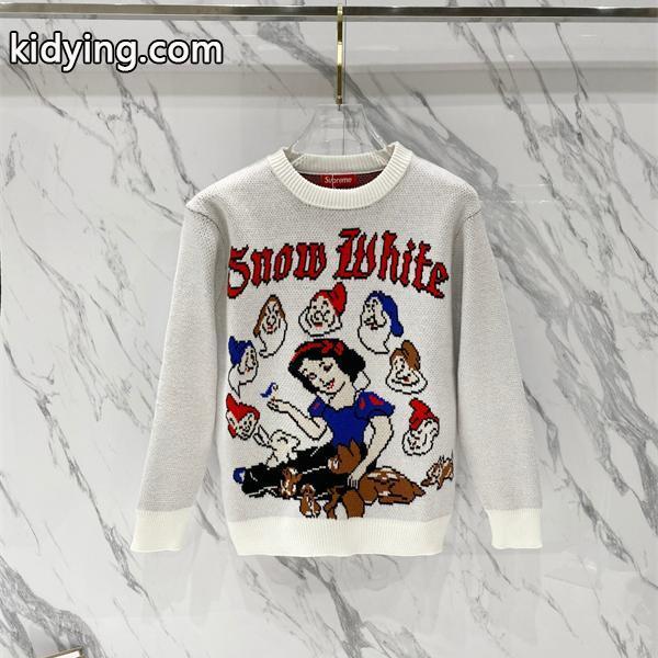 遊び心満点 ジャカード Off-White オフホワイト コピー ニット 上質素材 カジュアル 主役級-0