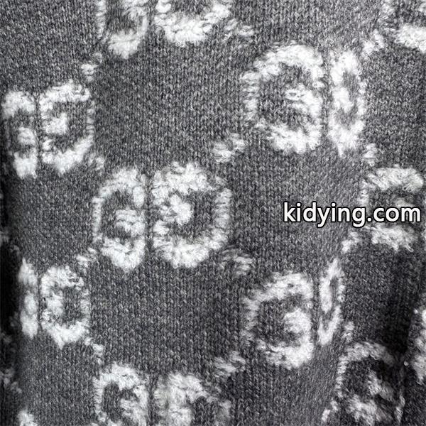 話題 新登場 GUCCI グッチ コピー ジップニット グレー プレミアム-4