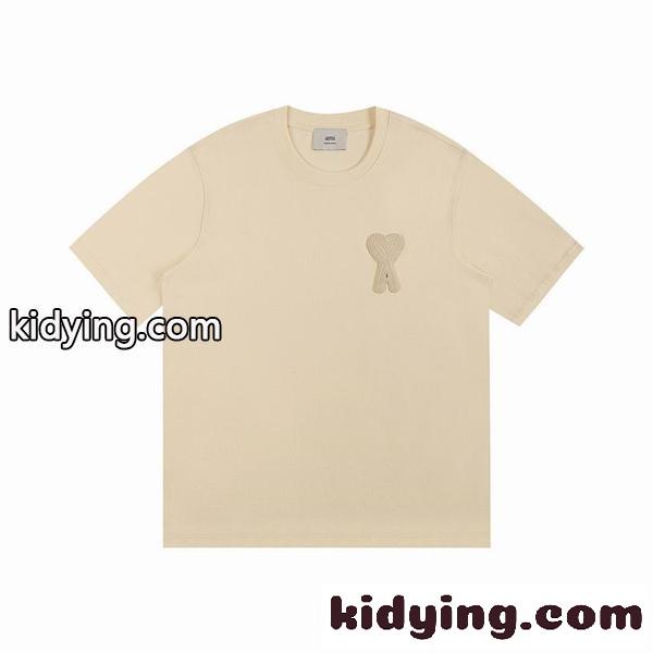 アミ パリス tシャツコピー【涼感テロン素材】コットン100% さらっと肌触り 2026夏 AMI PARIS-2