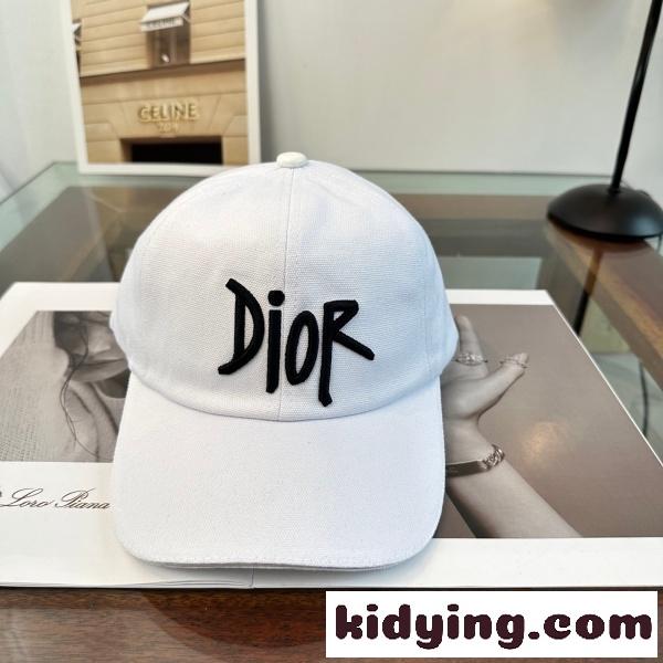 Dior ディオール 2026新作 ロゴ刺繍ベースボールキャップ キャンバス ユニセックス カジュアル 定番人気-6