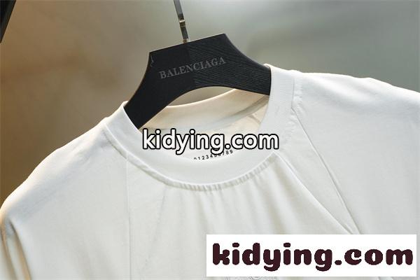 クルーネック 無地デザイン ピュアカラー ミニマルスタイル MAISON MARGIELA メゾンマルジェラ コピー 半袖Tシャツ 清楚な印象-4