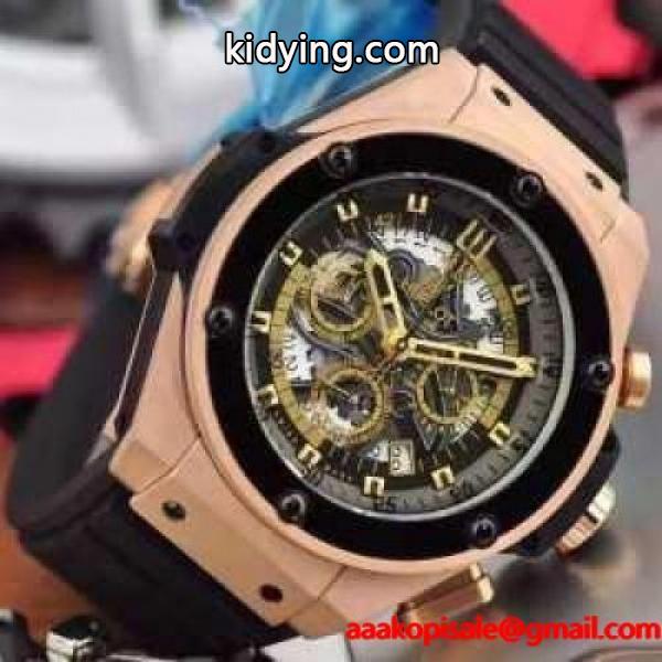 人気アイテムウブロビッグバンウニコキングゴールドセラミックラバ自動巻き腕時計 HUBLOT BIGBANG-0
