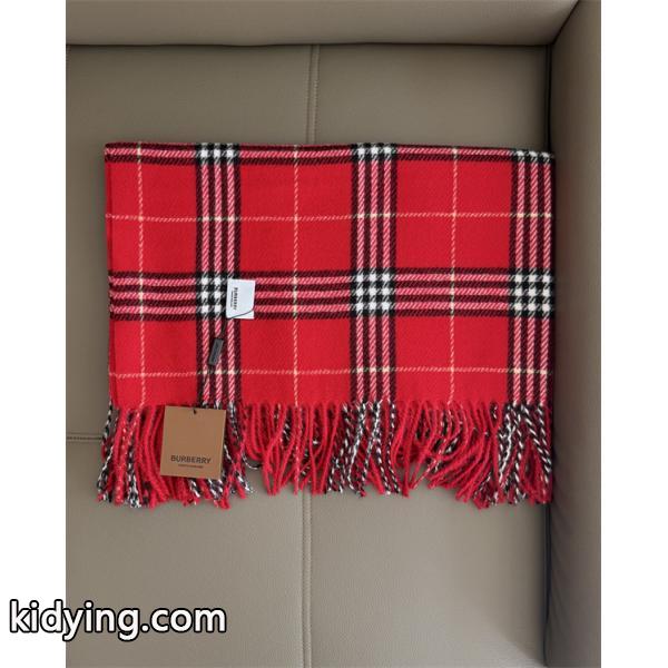 人気集中 保温性抜群 レッド チェック BURBERRY バーバリー 偽物 マフラー クラシック-4