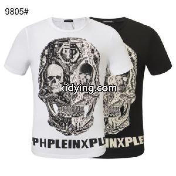 2色可選フィリッププレインTシャツ/半袖 VIP 先行セール2019年夏 2019人気お買い得アイテム PHILIPP PLEIN_フィリッププレイン PHILIPP PLEIN_ブランド コピー 激安(日本最大級)-0