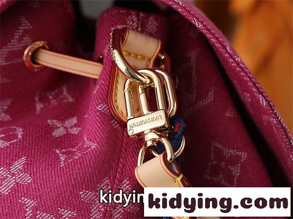 リュック レディース ピンク デニム モノグラム バックパック 大容量 2WAY ルイヴィトン コピー Louis Vuitton-4