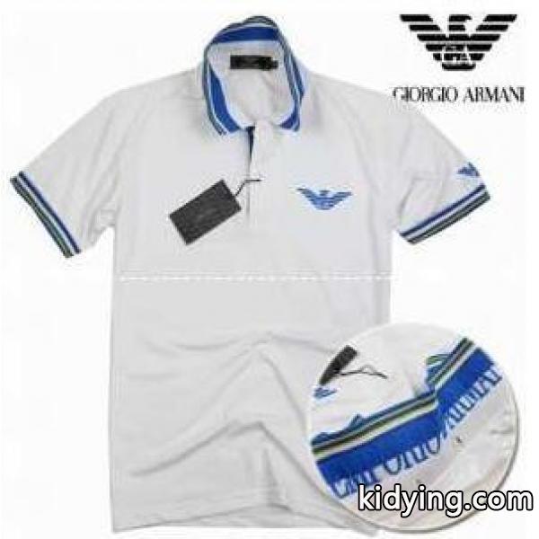 めちゃくちゃお得のアルマーニ コピー、Armaniのフィット感が良い男性Vネット半袖Tシャツ_アルマーニ ARMANI_ブランド コピー 激安(日本最大級)-1