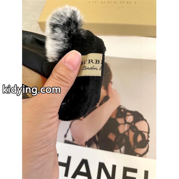 高級志向 保温効果 ベージュ チェック BURBERRY バーバリー コピー グローブ 冬外出向け-3