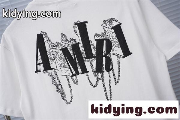 ブランドグラフィック アクセサリーモチーフ アートデザイン AMIRI アミリ コピー 半袖Tシャツ コーデ映え-9