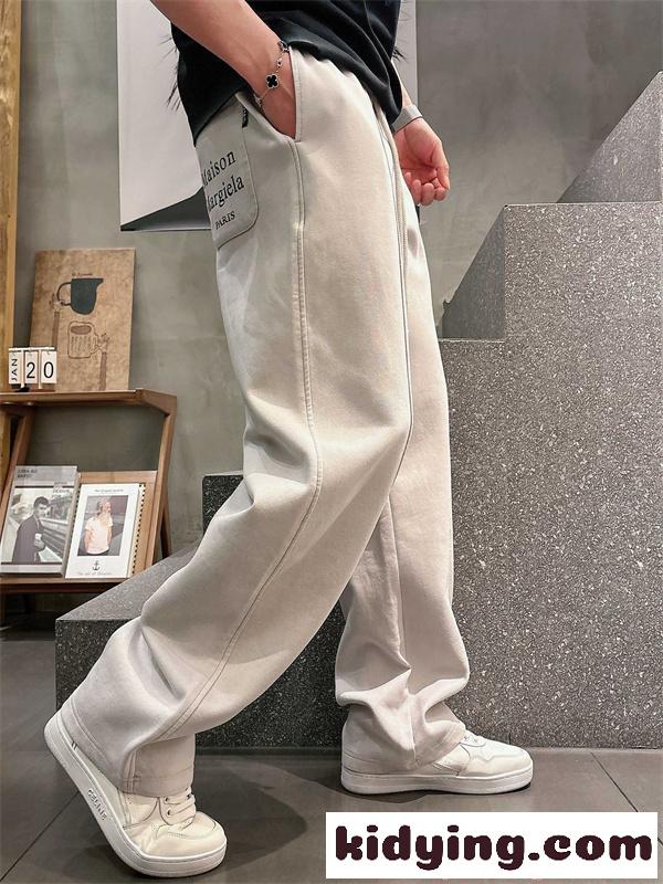 Maison Margiela メゾン マルジェラ コピー 爆売れ更新 ブラック ストリート カジュアル メンズ ロング パンツ-3